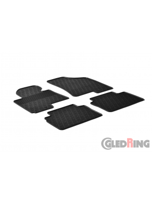 Original Gledring Passform Fußmatten Gummimatten 4 Tlg. Loch Fix. - Hyundai ix35 2010->